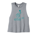 EllieMD ~ Women's Racerback Crop Tank