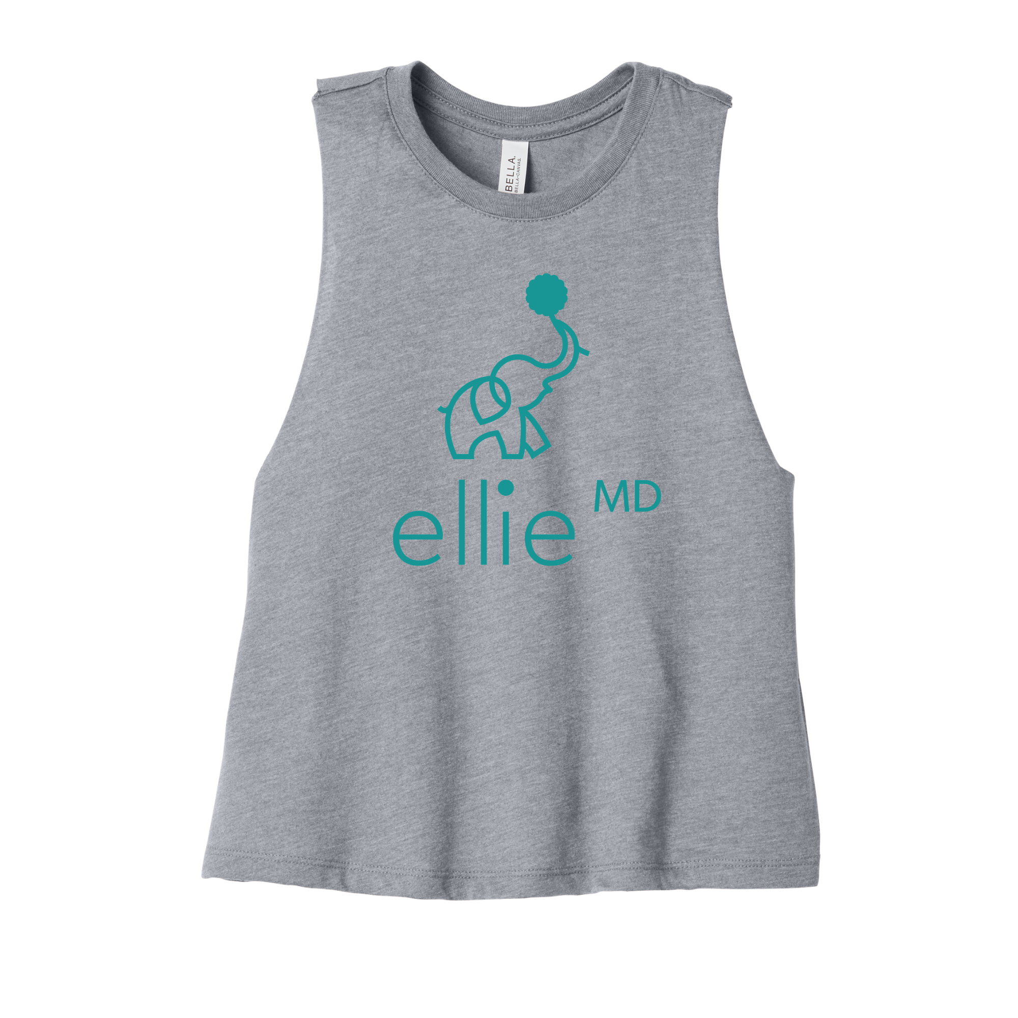 EllieMD ~ Women's Racerback Crop Tank
