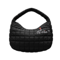 Quilted Zipper Shoulder Bag