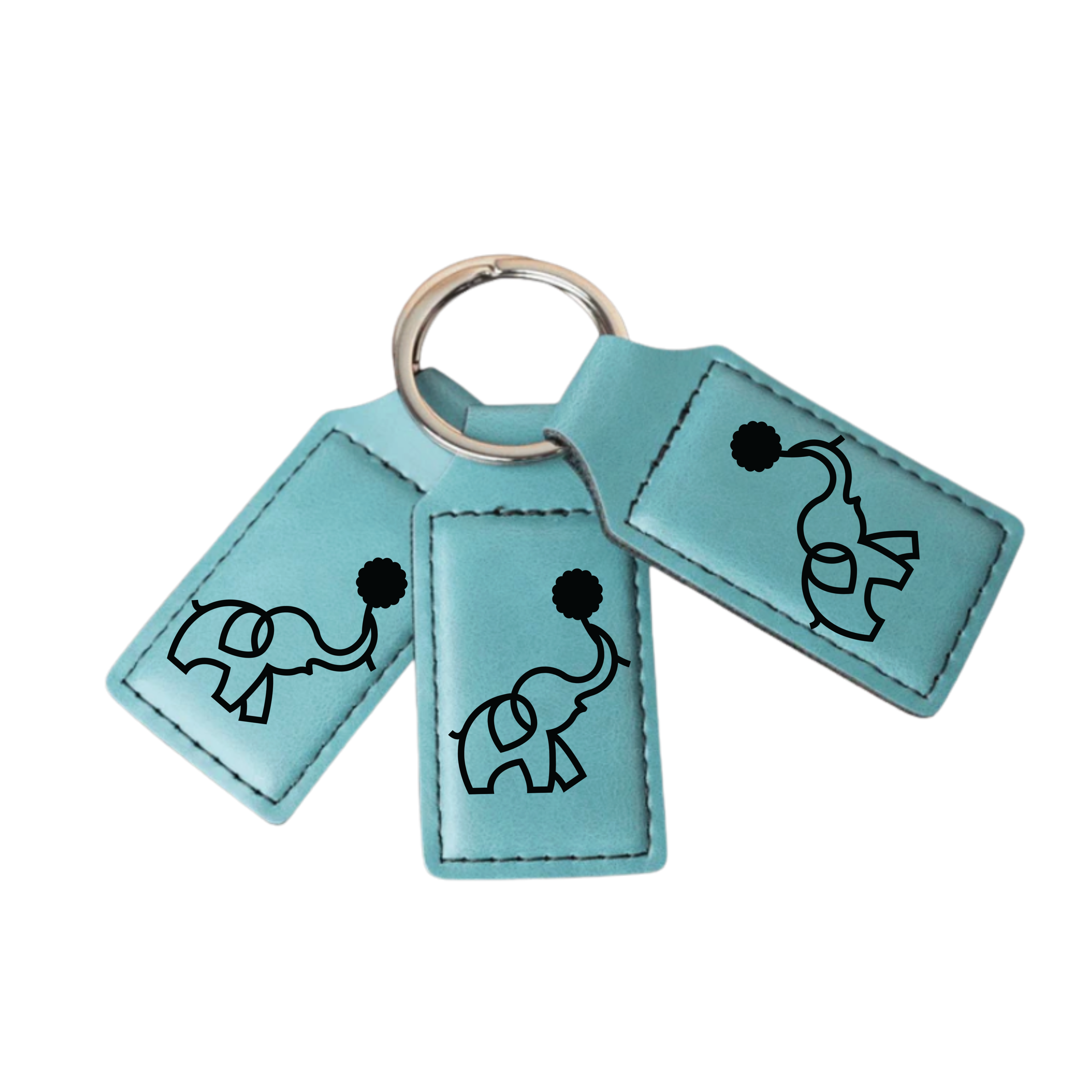 EllieMD Leather Key Chain