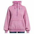 Washed Drawstring Hem Half Zip Kangaroo Hoodie - LIMITED EDITION