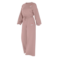 Puff Sleeve Crop Pullover Drawstring Wide Leg Pants Set