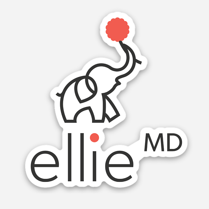 Ellie MD Sticker