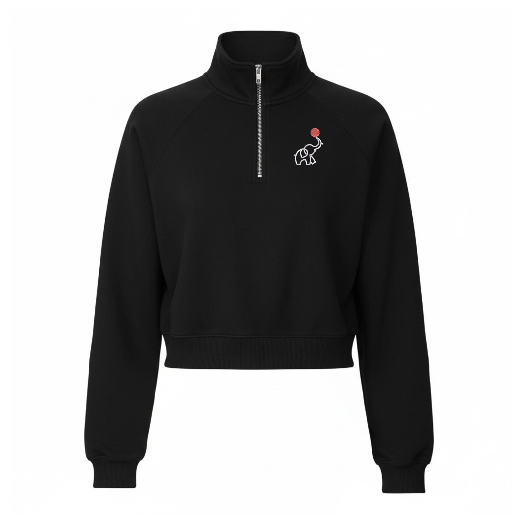 EllieMD ~ 1/2 Zip Crop (RUNS 2 SIZES SMALL)