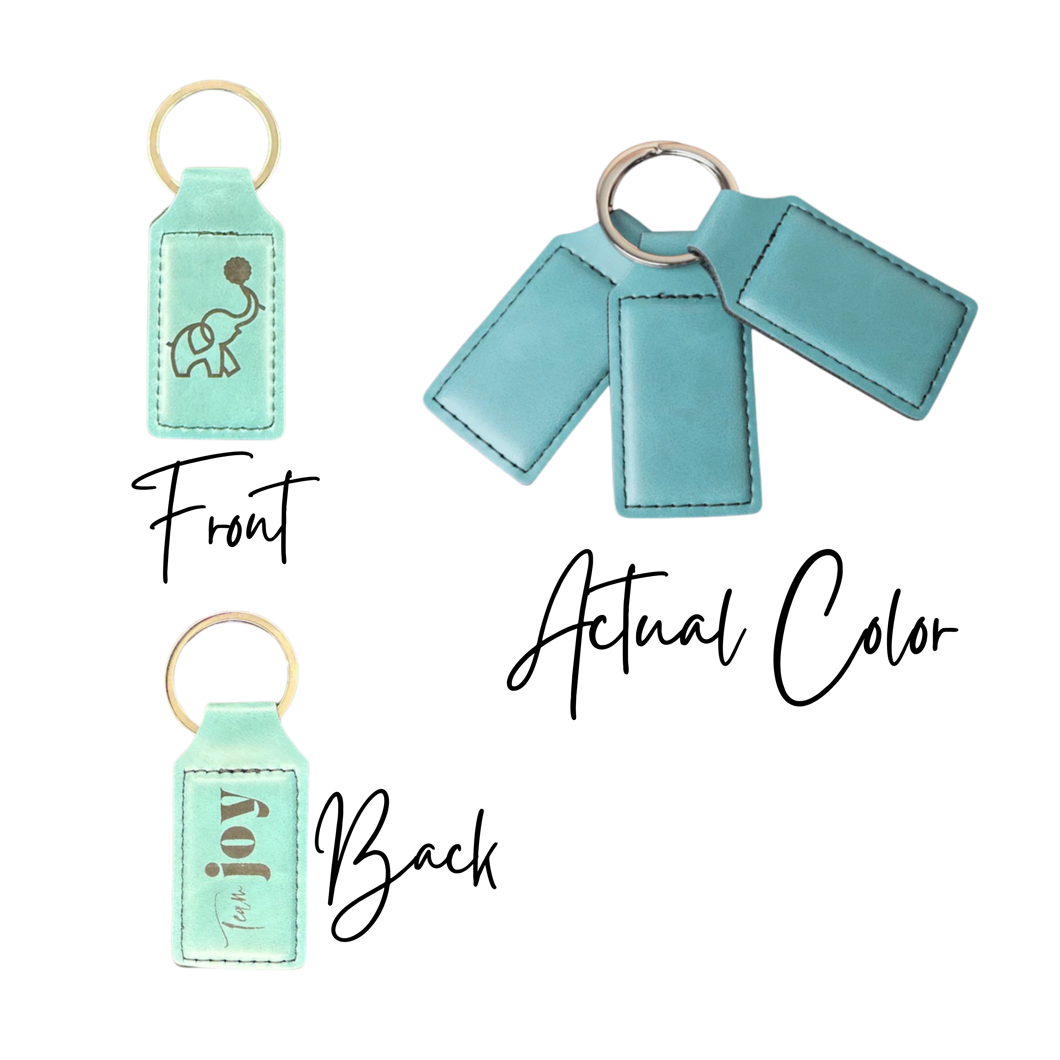 Team Joy Leather Key Chain